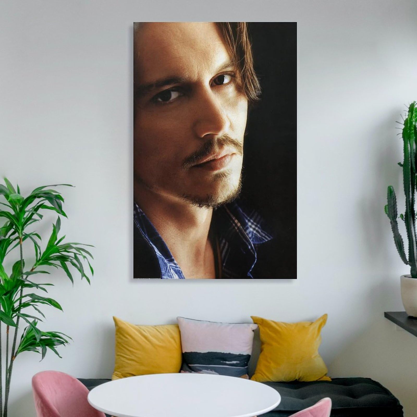 Amazon.co.jp: ジョニー・デップ ポスター 装飾画 キャンバス 壁アート